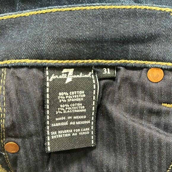 7FOR ALL MANKIND SKINNY JEANS - Picture 9 of 10